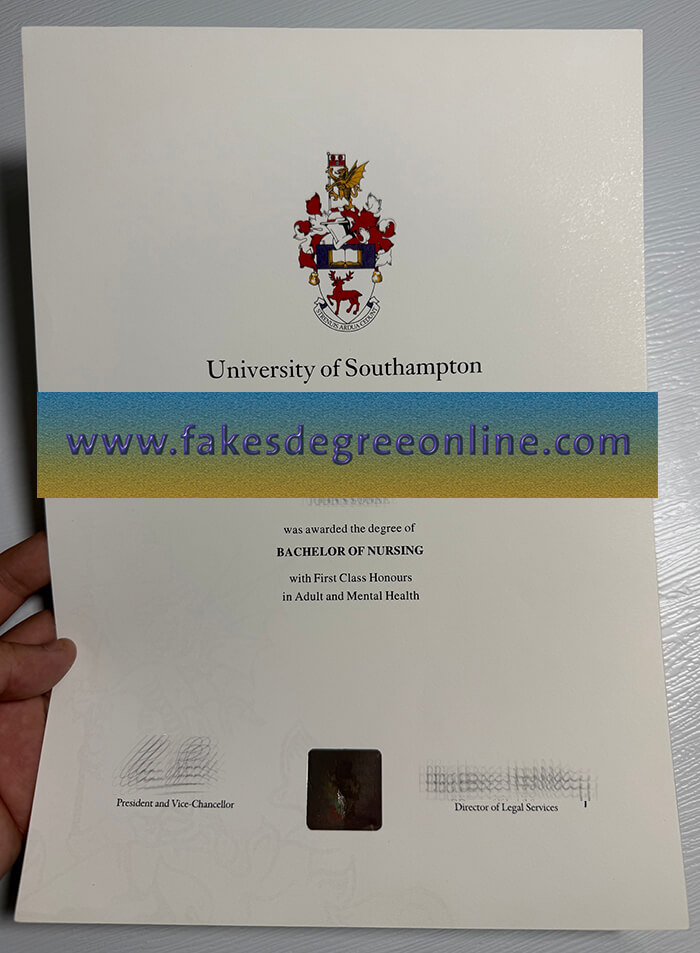 Get a University of Southampton fake diploma