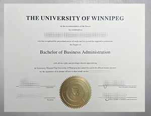 Get University of Winnipeg fake diploma online