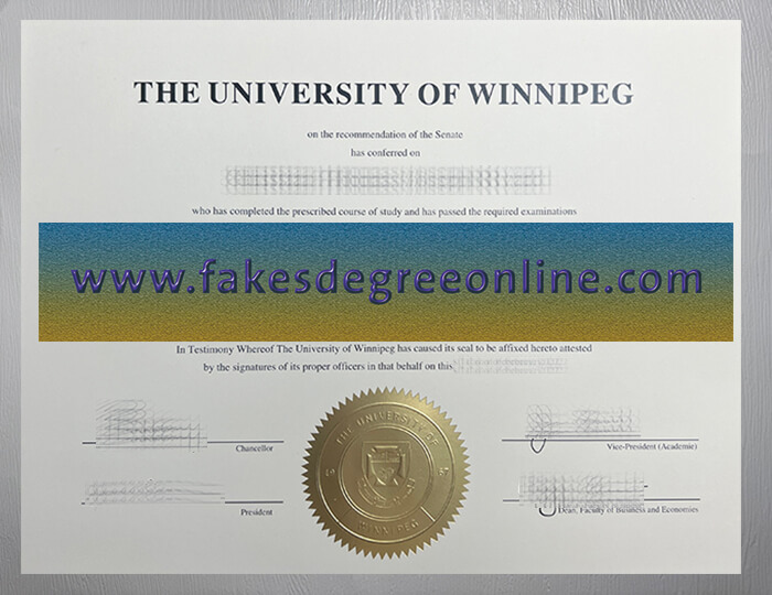 Get University of Winnipeg fake diploma