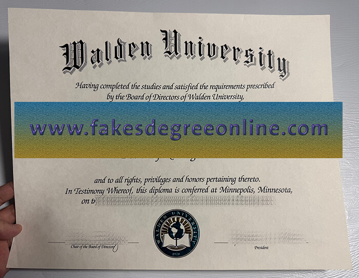 Buy Walden University fake diploma