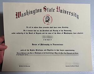 Order Washington State University fake diploma online