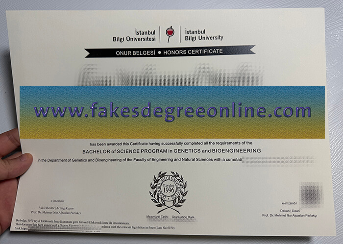 Buy istanbul Bilgi University fake diploma