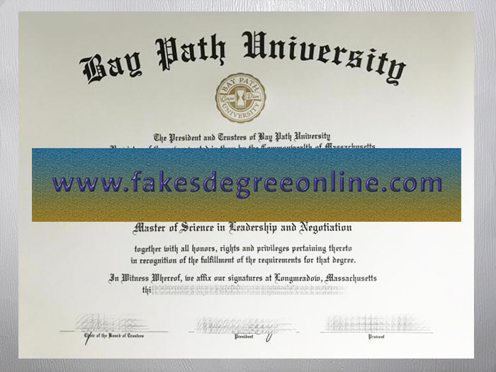 Bay Path University diploma, Bay Path University degree