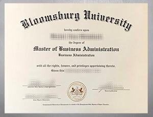 Get a Bloomsburg University diploma