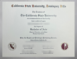 Get California State University Dominguez Hills diploma