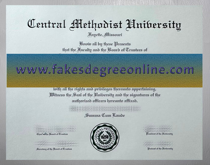 Central Methodist University diploma