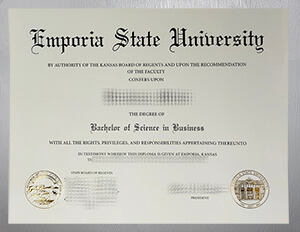 Get Emporia State University diploma online