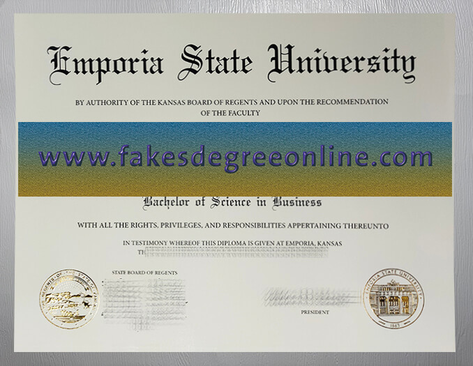 Obtain Emporia State University diploma online