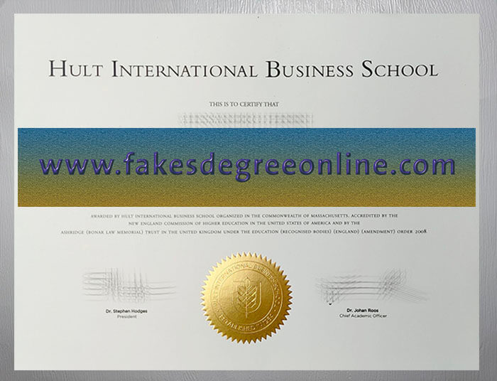 Hult International Business School diploma