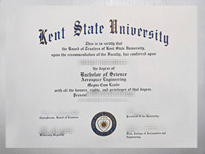 Kent State University diploma online