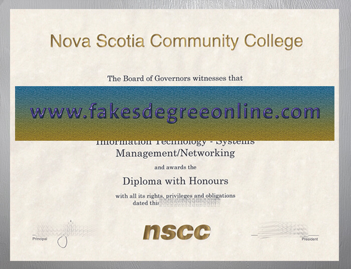 Get Nova Scotia Community College diploma online