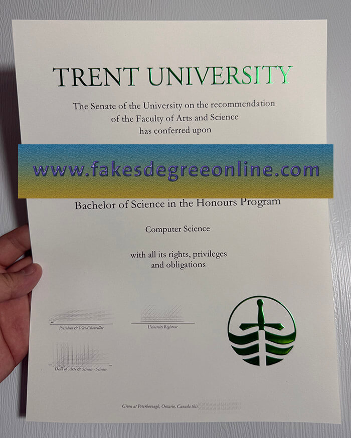 Trent University diploma, Trent University degree