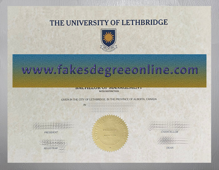 Purchase a University of Lethbridge diploma