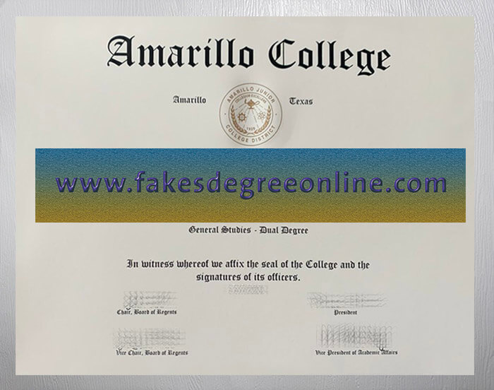Amarillo College diploma, AC certificate online