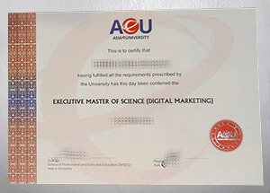 Purchase a Asia e University diploma online