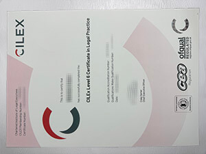 Purchase Chartered Institute of Legal Executives certificate