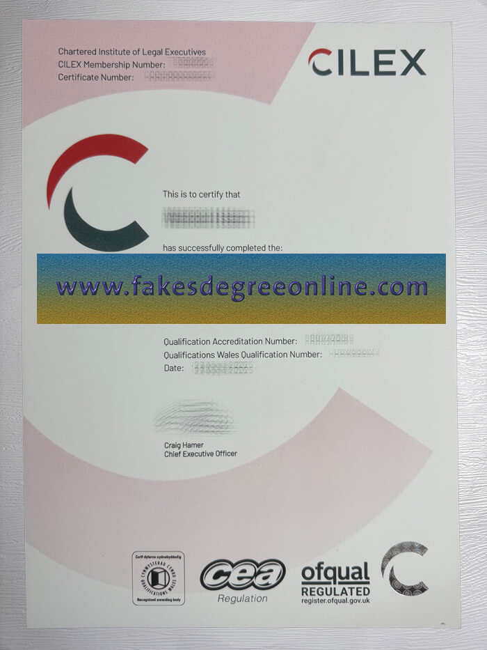Chartered Institute of Legal Executives certificate, Get a CILEX degree online