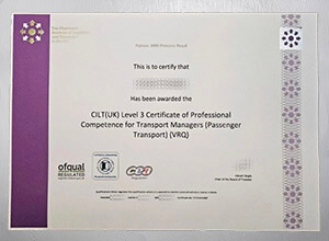 Purchase a CILT UK certificate online
