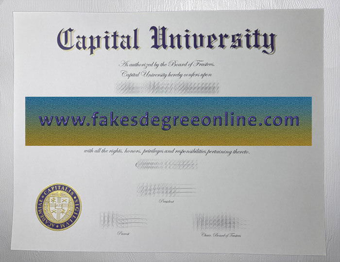 Capital University diploma, CU degree online