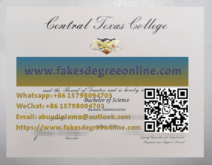 Get Central Texas College diploma, Fake a CTC diploma online