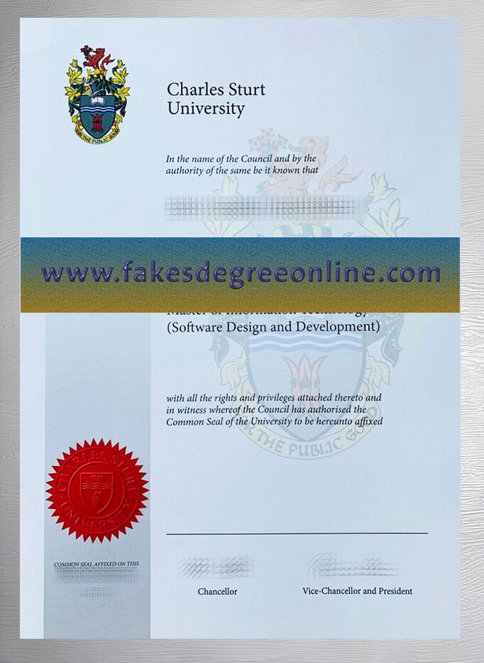 Charles Sturt University diploma, Charles Sturt University degree