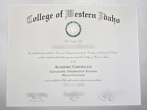 Purchase a College of Western Idaho diploma online