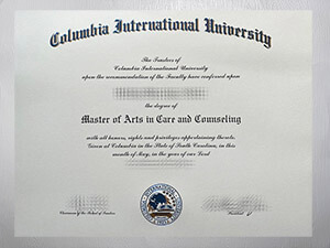 get a Columbia International University diploma online