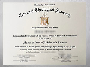 Purchase a Covenant Theological Seminary certificate online
