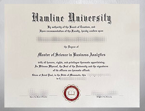 Order diploma in USA, Hamline University diploma