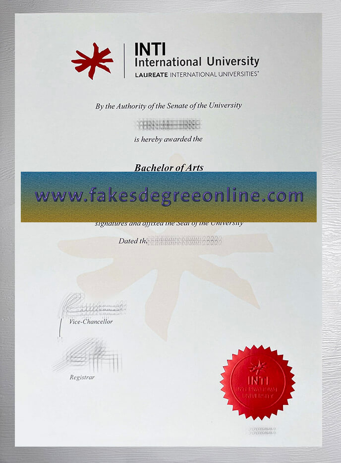 INTI International University diploma