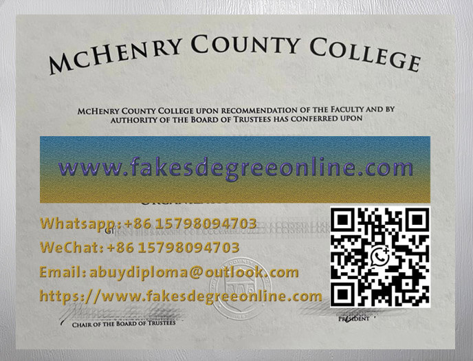 Get Mchenry County College diploma, Fake MCC degree online