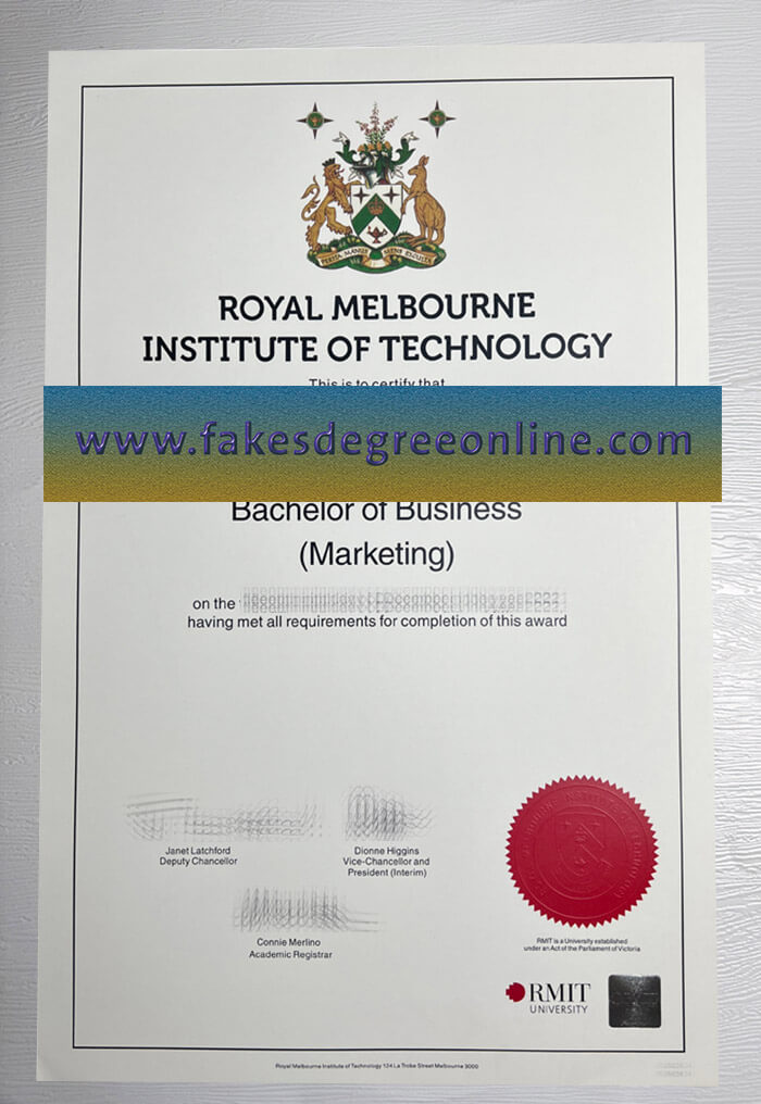 Royal Melbourne Institute of Technology diploma