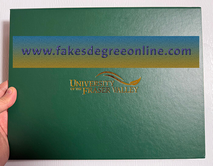 University of the Fraser Valley Diploma Covers