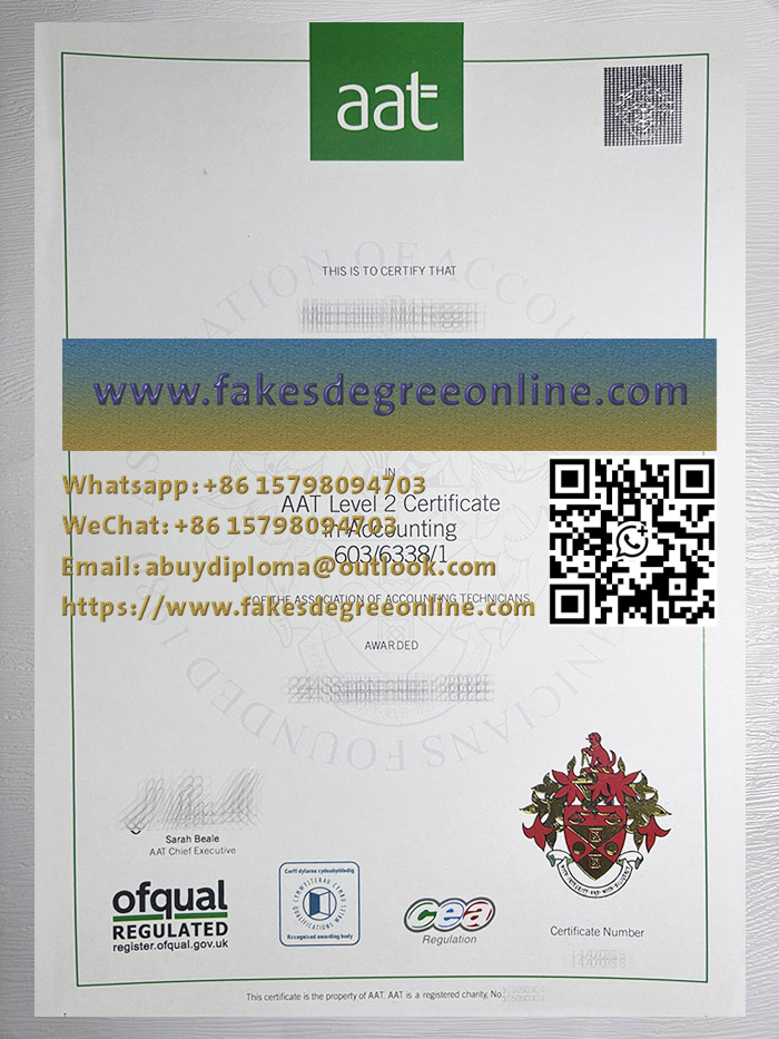 Get a AAT Level 2 certificate