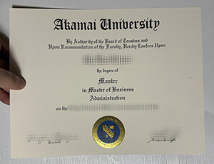Make a Akamai University diploma online