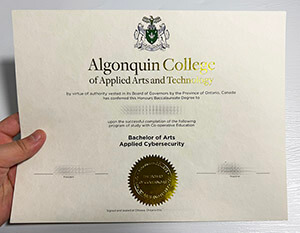 Obtain a Algonquin College diploma online