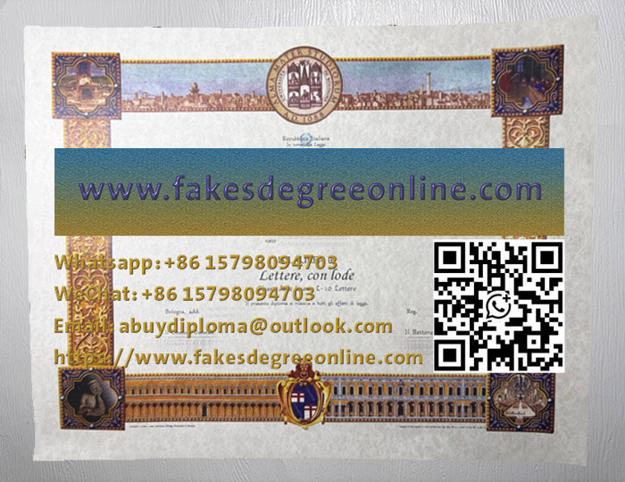 Alma Mater Studiorum Università Di Bologna diploma