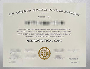 Purchase a American Board of Internal Medicine diploma online