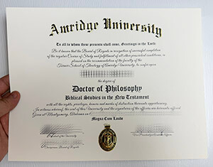 Purchase a Amridge University diploma online