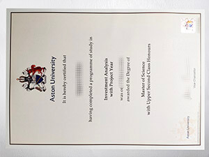 Get a Aston University diploma online