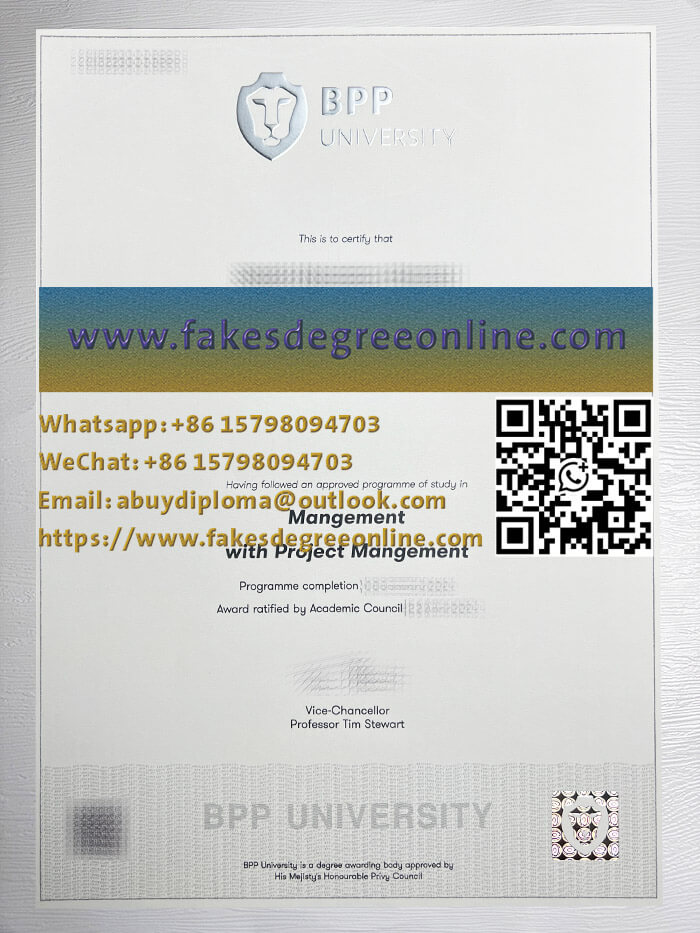 Purchase a BPP University degree online