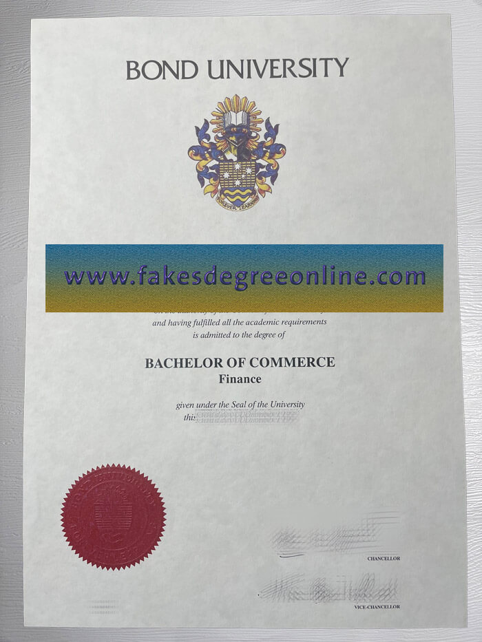 Get a Bond University diploma online