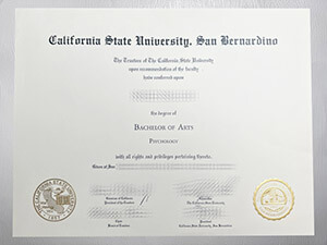Purchase California State University San Bernardino diploma online