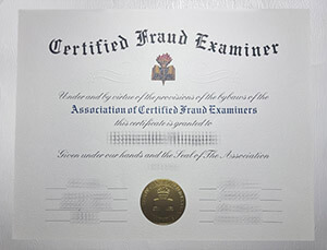 Purchase a Certified Fraud Examiner certificate online