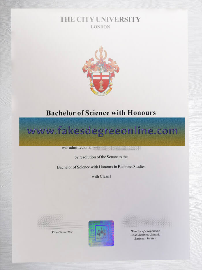 Get a City University London diploma online