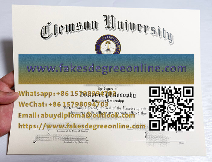 Get a Clemson University diploma online