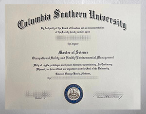 Purchase Columbia Southern University diploma online