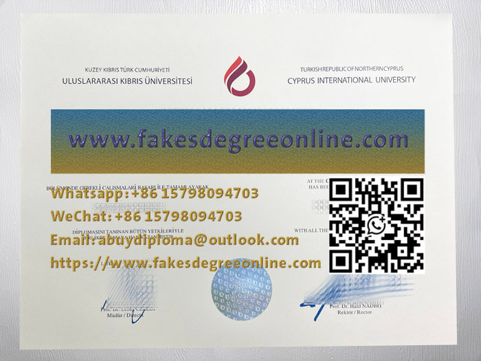 Purchase a Cyprus International University diploma online