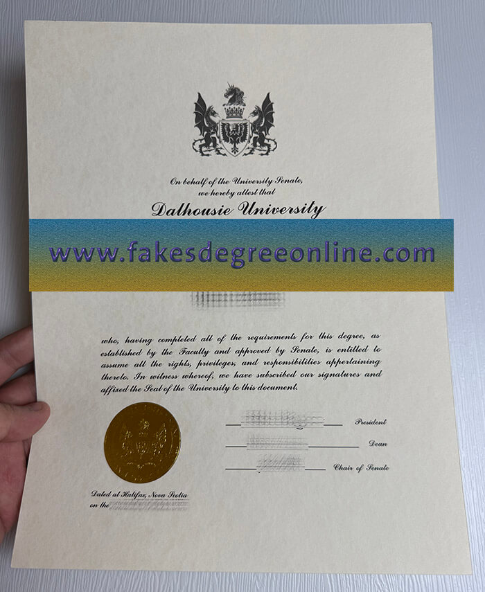 Purchase a Dalhousie University diploma online