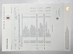 Purchase a Deakin University transcript online